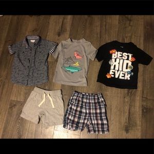 Lot of 5 2t toddler boy clothes